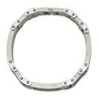 Chisel Stainless Steel Carbon Fiber Bracelet - 9 inches