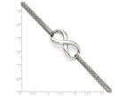 FJC Finejewelers Stainless Steel Polished Infinity Symbol Bracelet