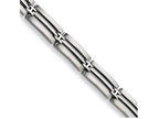 Chisel Stainless Steel Brushed And Polished 8.75in Bracelet