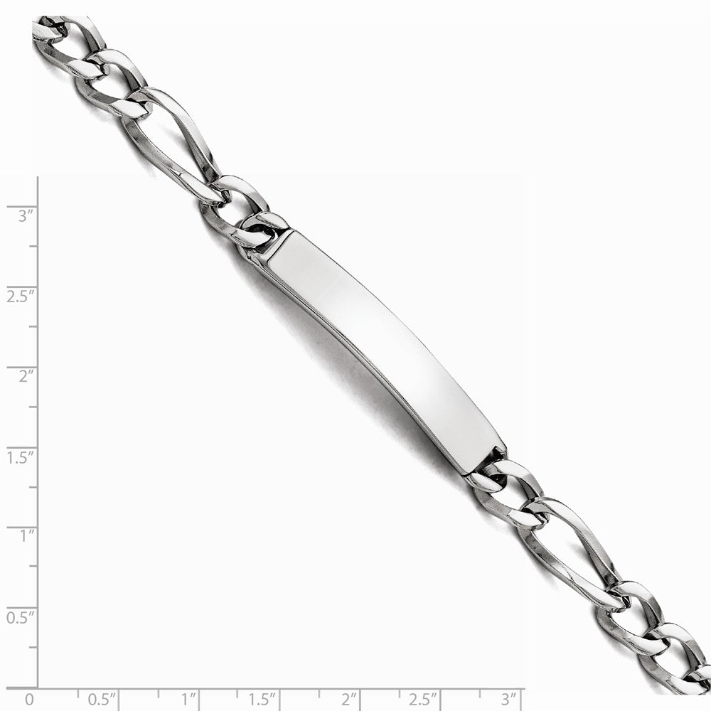 Chisel Stainless Steel Polished Id Bracelet