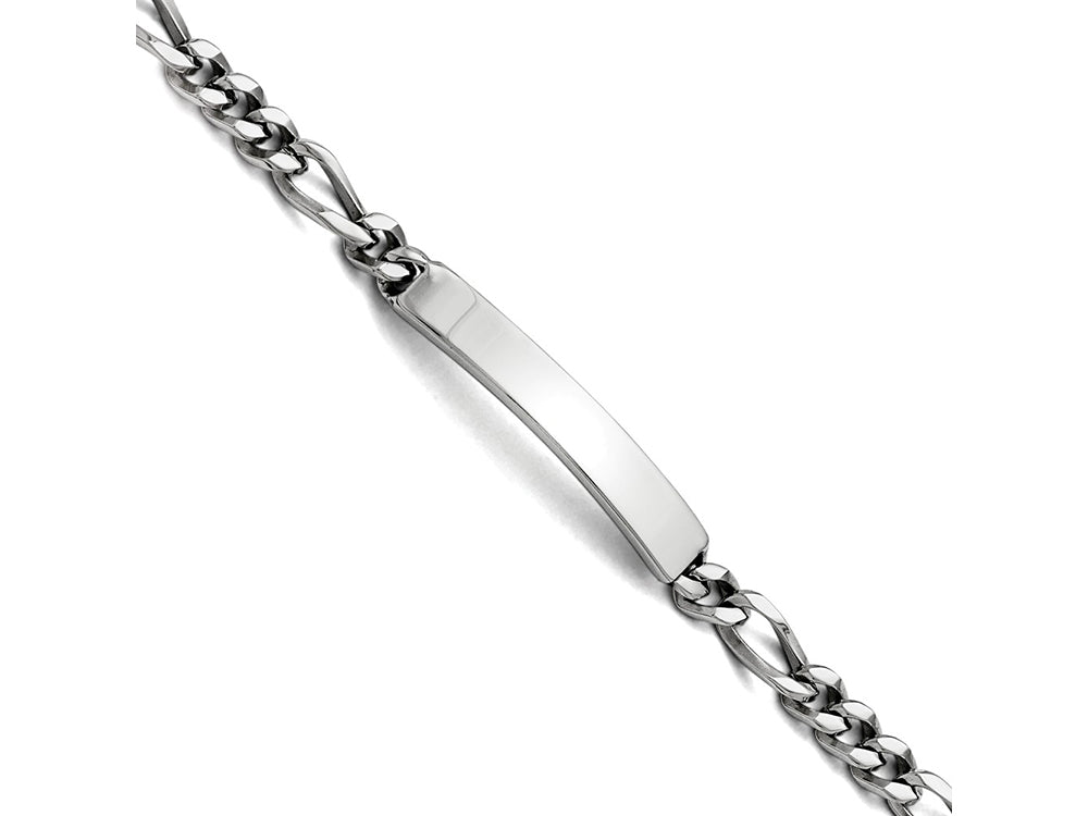 Chisel Stainless Steel Polished Id Bracelet