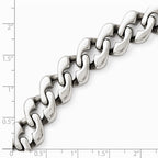 Chisel Stainless Steel Polished Link Bracelet