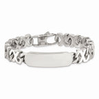Chisel Stainless Steel Polished Id Bracelet