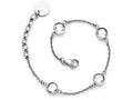 Chisel Stainless Steel Polished With Glass With 1.25 In Ext. Bracelet