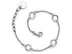 Chisel Stainless Steel Polished With Glass With 1.25 In Ext. Bracelet