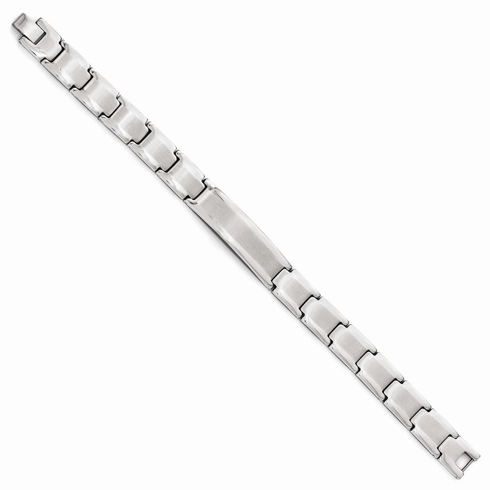 Chisel Stainless Steel Polished And Brushed Id Bracelet