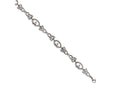 Chisel Stainless Steel Polished Claddagh And Trinity Knot Bracelet