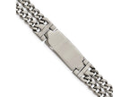Chisel Stainless Steel Polished Adjustable 7.75 With 1/2 Inch Ext.  Id Bracelet