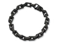 Chisel Stainless Steel Black Plated Bracelet - 8.5 inches