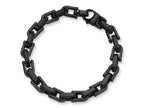 Chisel Stainless Steel Black Plated Bracelet - 8.5 inches