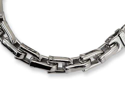 Chisel Stainless Steel Polished Bracelet - 8.5 inches