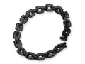 Chisel Stainless Steel Black Plated Bracelet - 9 inches