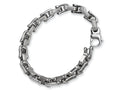 Chisel Stainless Steel Brushed and Polished Bracelet - 8.5 inches