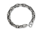 Chisel Stainless Steel Brushed and Polished Bracelet - 8.25 inches