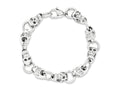 Chisel Stainless Steel Polished Skull Bracelet - 8.75 inches