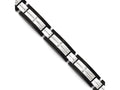Chisel Stainless Steel Polished Black Ip-plated 8.5 In. Bracelet
