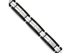 Chisel Stainless Steel Polished Black Ip-plated 8.5 In. Bracelet