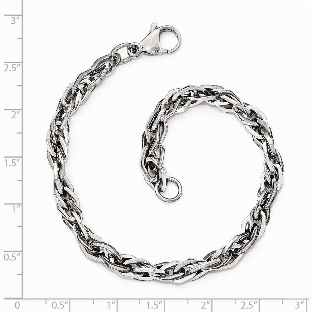 Chisel Stainless Steel Polished Bracelet