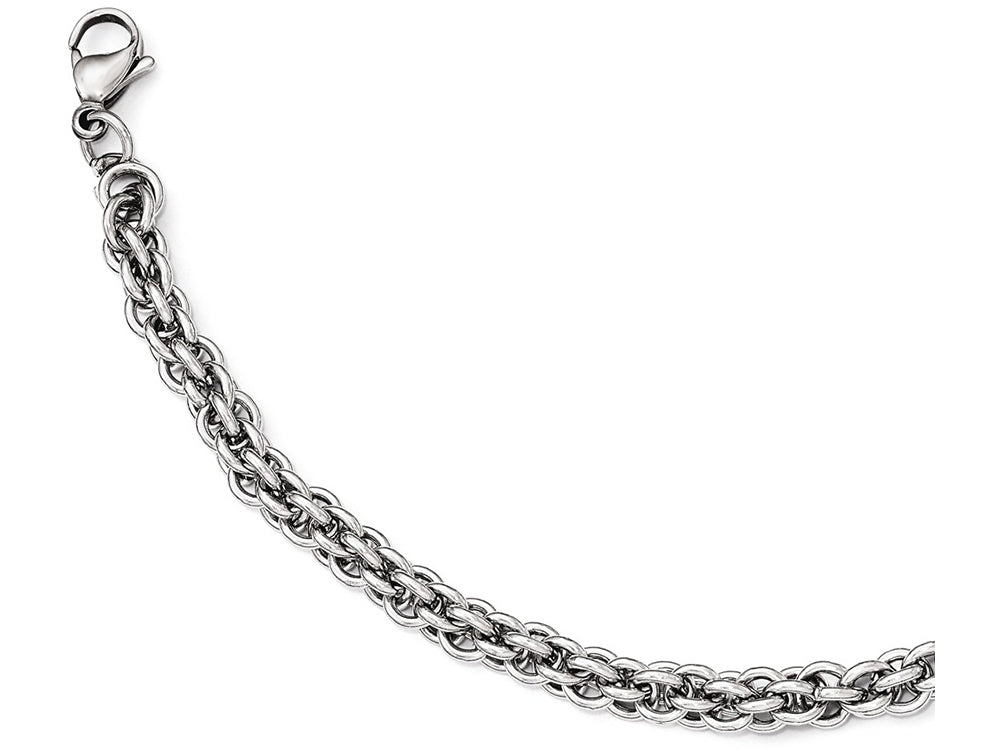 Chisel Stainless Steel Polished 9in Bracelet