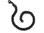 Chisel Stainless Steel Polished Black Ip-plated 9in Bracelet
