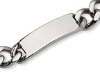 Chisel Stainless Steel Polished ID Bracelet - 9 inches