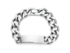 Chisel Stainless Steel Polished ID Bracelet - 9 inches