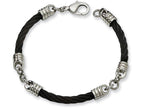 Chisel Stainless Steel Black Ip-plated Bracelet