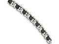 Chisel Stainless Steel Black Ip-plated 8in Bracelet