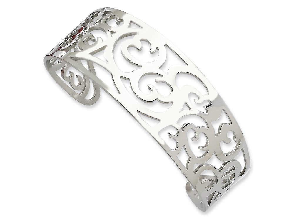 Chisel Stainless Steel Fancy Cuff Bracelet