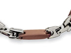 Chisel Stainless Steel Chocolate color IP - 8.25 inches Bracelet