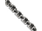 Chisel Stainless Steel Skull Bracelet - 8 inches