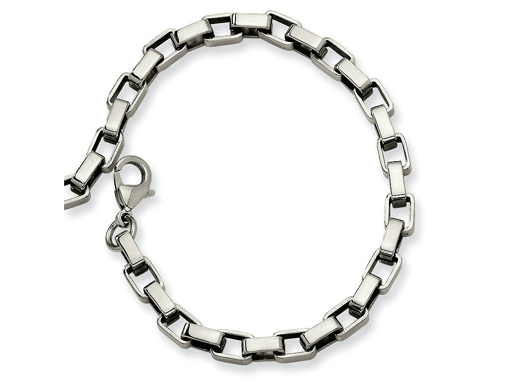 Chisel Stainless Steel Link Bracelet - 8 inches