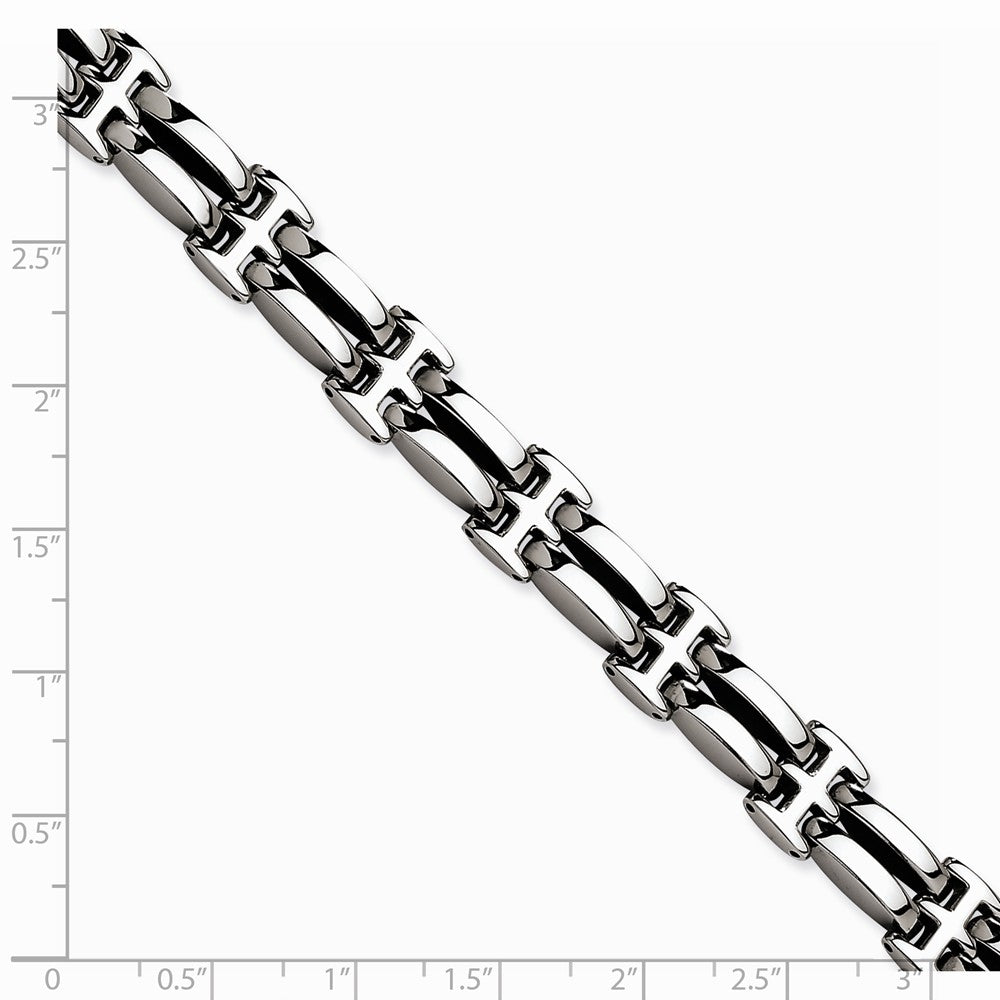 Chisel Stainless Steel Polished 8.5in Bracelet
