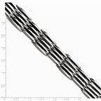 Chisel Stainless Steel Polished 8.5in Bracelet