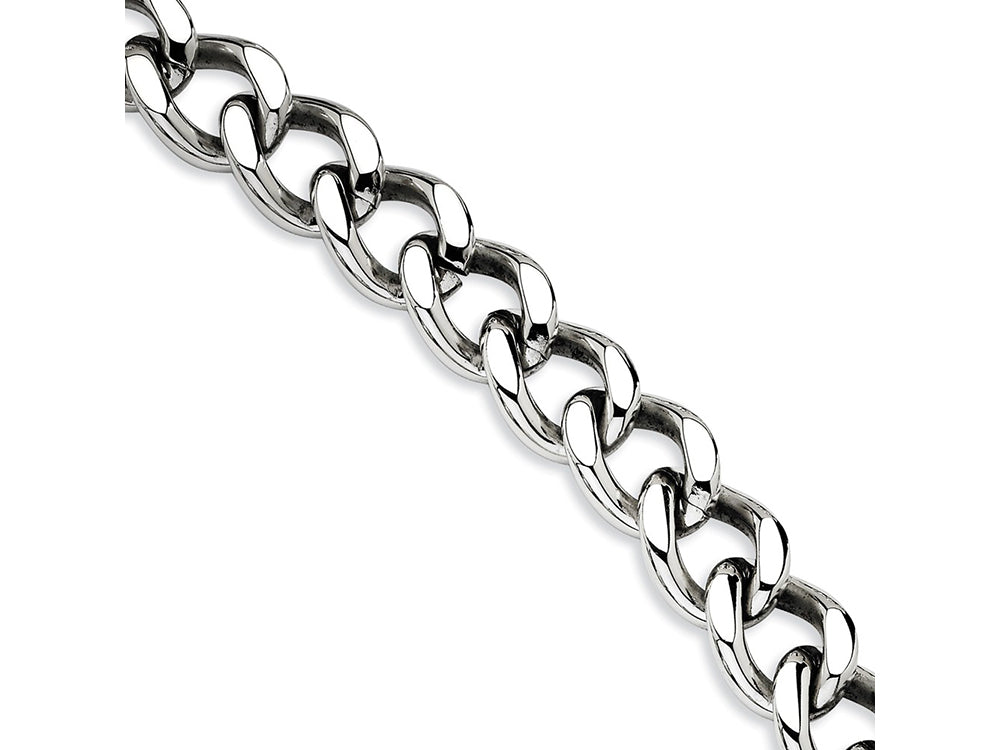 Chisel Stainless Steel Polished Large Link 8.5in Bracelet