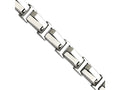 Chisel Stainless Steel Polished 8.5in Bracelet