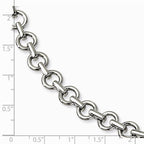 Chisel Stainless Steel Polished Links 8.25in Bracelet