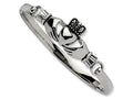 Chisel Stainless Steel Claddagh Bangle