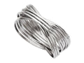 Chisel Stainless Steel Intertwined Bangle Bracelet