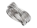 Chisel Stainless Steel Intertwined Bangle Bracelet