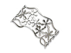 Chisel Stainless Steel Flowers Cuff Bangle