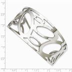 Chisel Stainless Steel Ovals Cuff Bangle