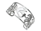 Chisel Stainless Steel Dolphins Cuff Bangle