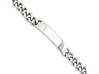 Chisel Stainless Steel Id Plate 8.5in Polished Bracelet