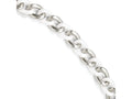 Chisel Stainless Steel White Ceramic 7.5in W/ 1in. Ext Bracelet