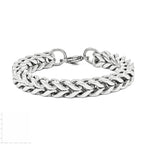 Chisel Stainless Steel Heavy Wheat 9.5in Bracelet