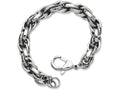Chisel Stainless Steel Polished Oval Link 8.5in Bracelet