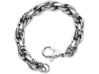 Chisel Stainless Steel Polished Oval Link 8.5in Bracelet