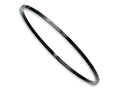 Chisel Stainless Steel Black Ip Plated Bangle