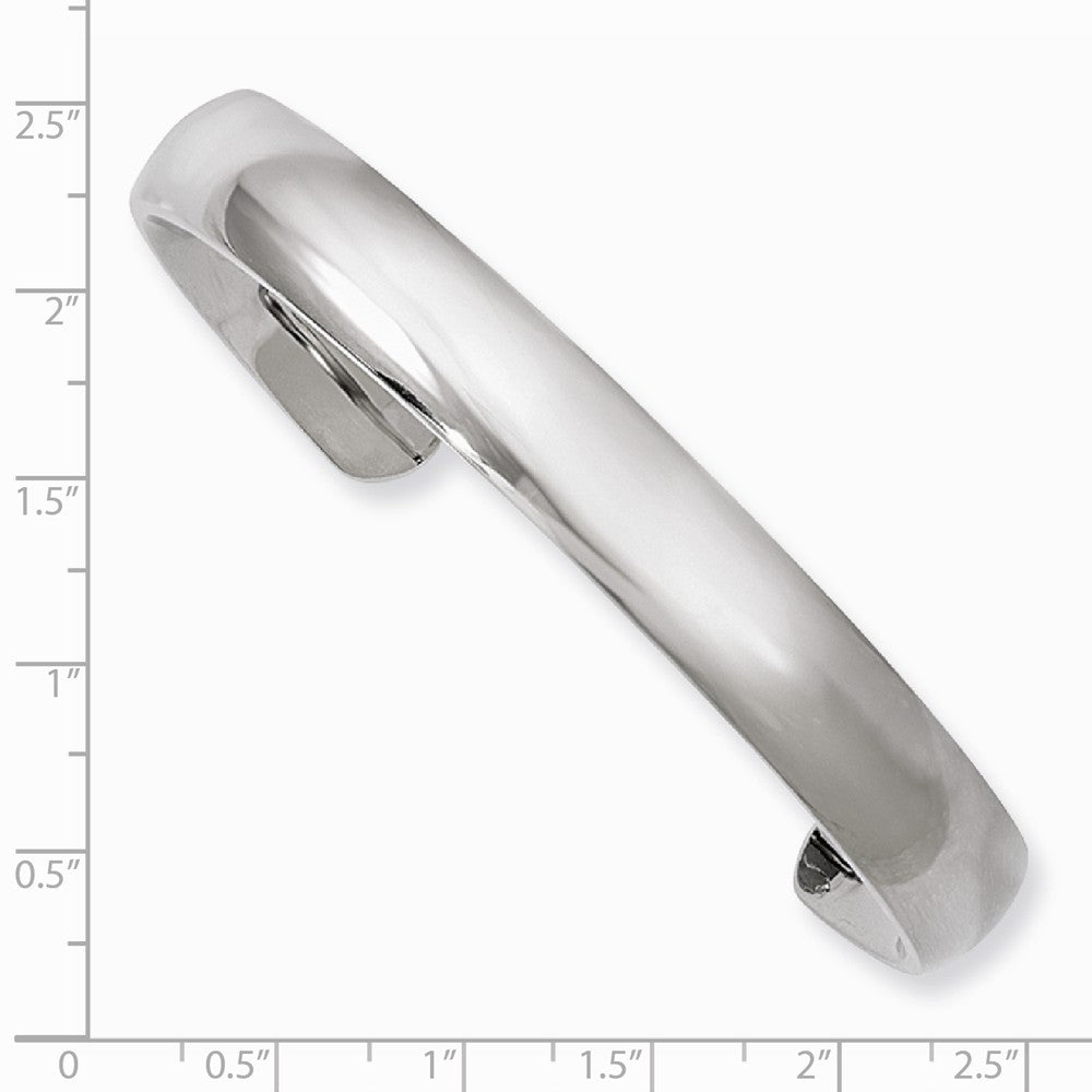 Chisel Stainless Steel Polished Cuff Bangle